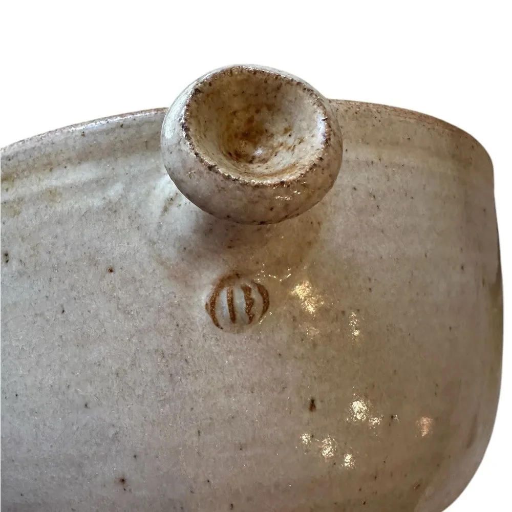 Vintage Stoneware Funnel Steam Pot